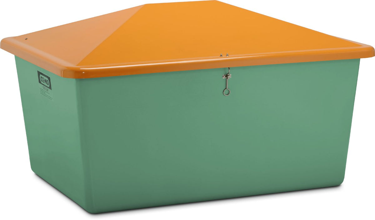 CEMO Streugutbehälter 1500 L Grün/Orange 210.1410.120.