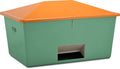 CEMO Streugutbehälter 2200 L Grün/Orange mit Entnahme 210.1820.12