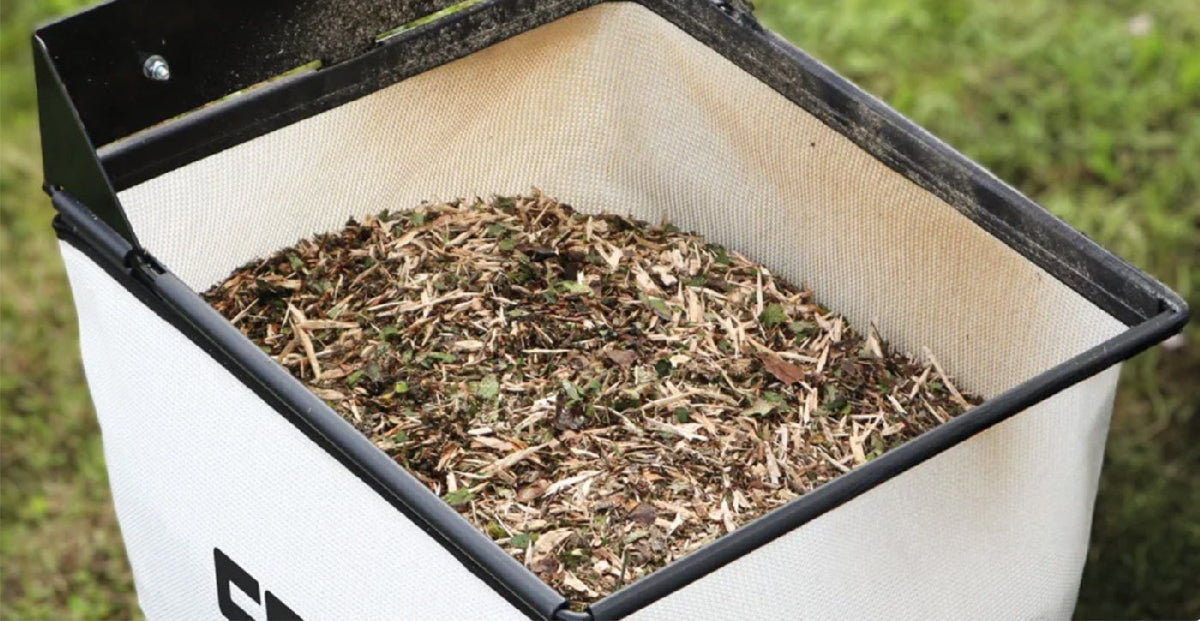 Sabo Benzin-Häcksler Comstar 210 - Versandrückläufer Gartenhäcksler mit Fangkorb